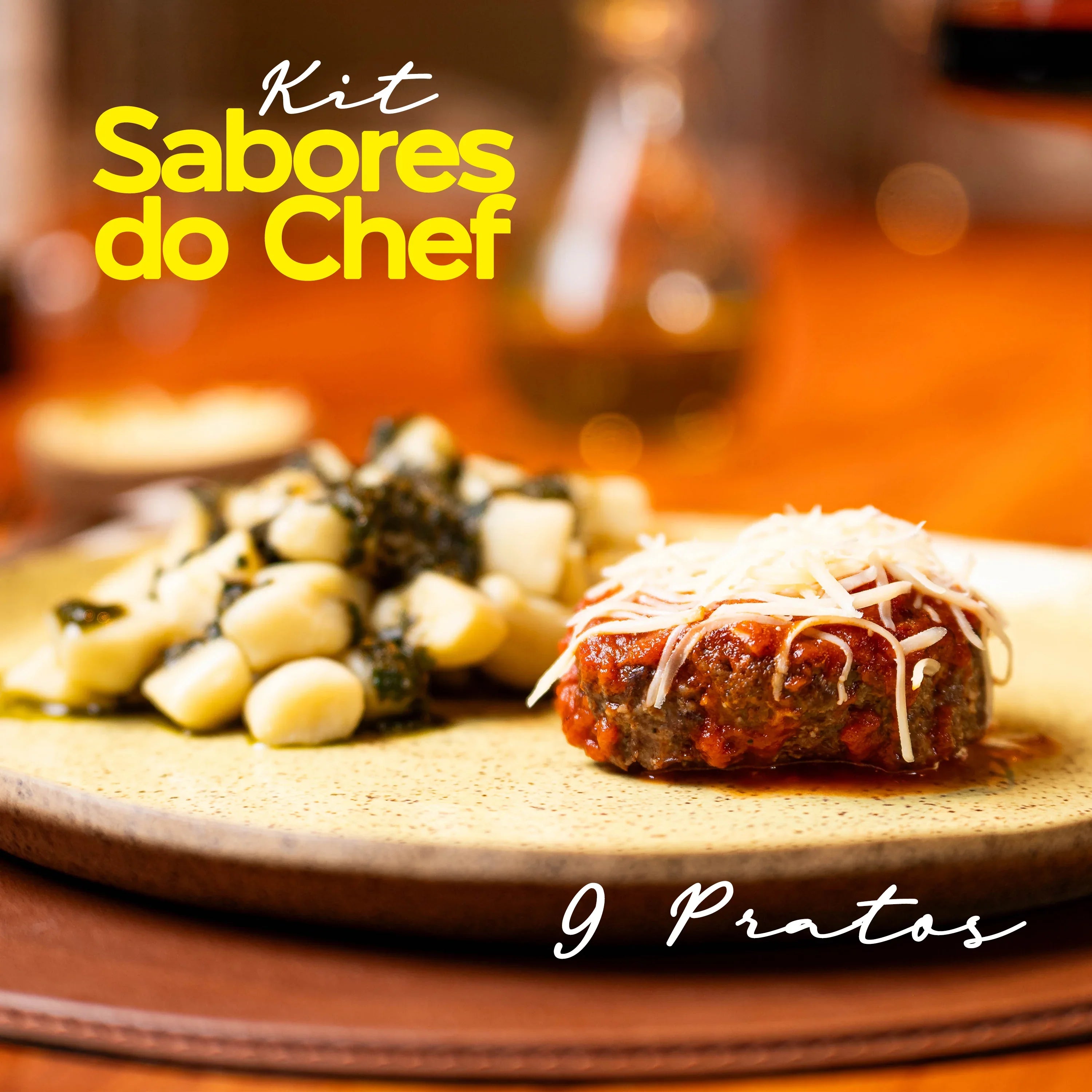 KIT SABORES DO CHEF (9 PRATOS)