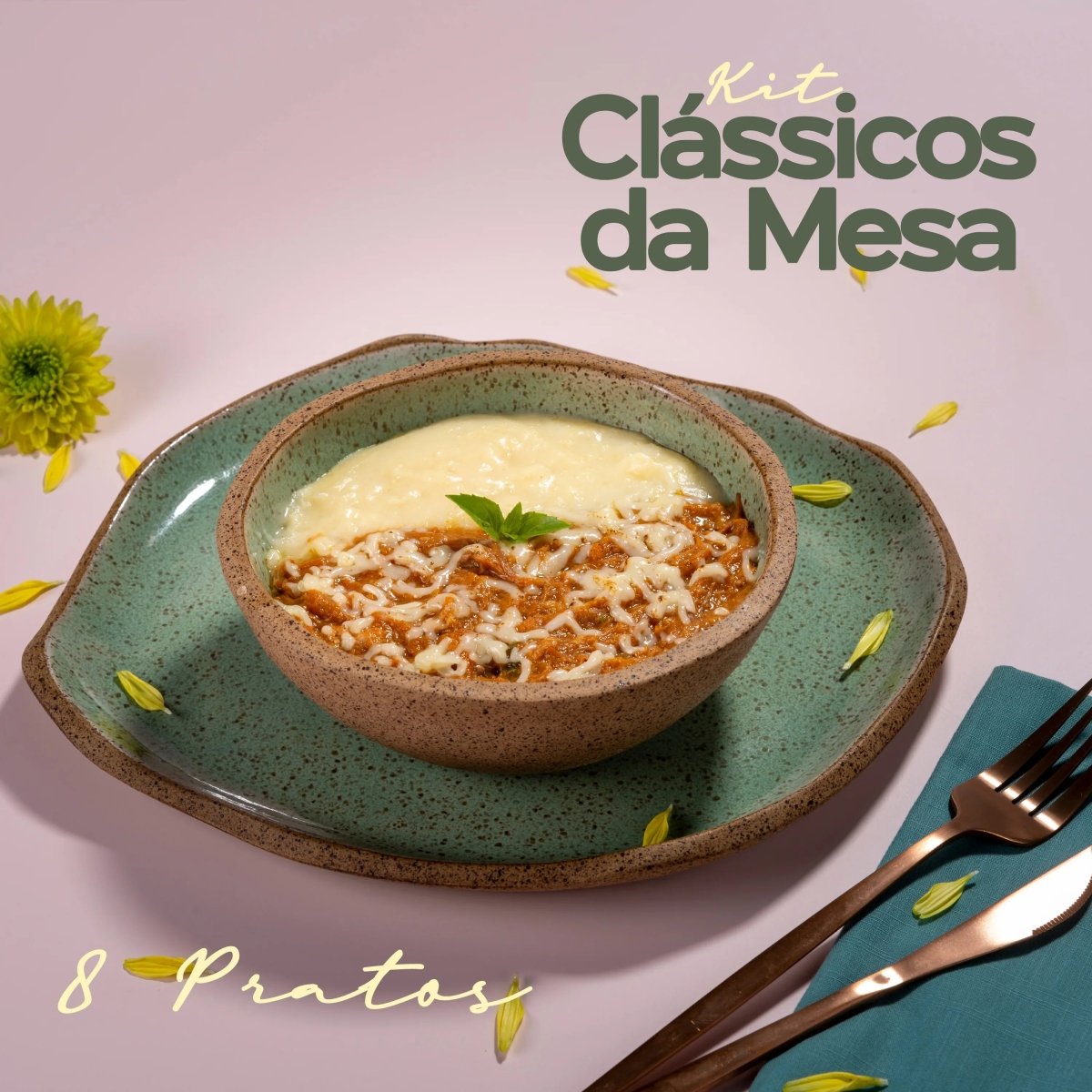 KIT CLÁSSICOS DA MESA (8 PRATOS) - Nurit