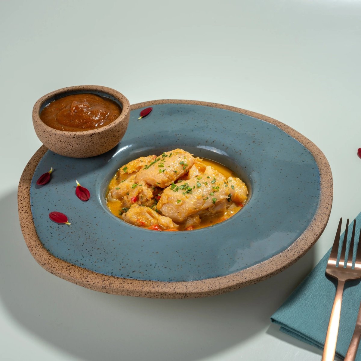 MOQUECA DE BADEJO COM PIRÃO DE PEIXE - Nurit