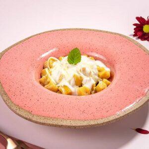 GNOCCHI DE BANANA COM MOLHO GORGONZOLA