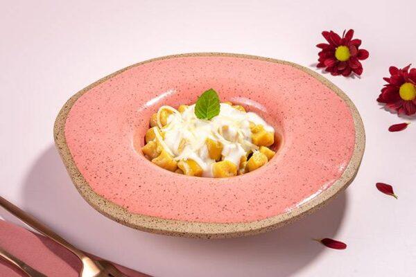 GNOCCHI DE BANANA COM MOLHO GORGONZOLA