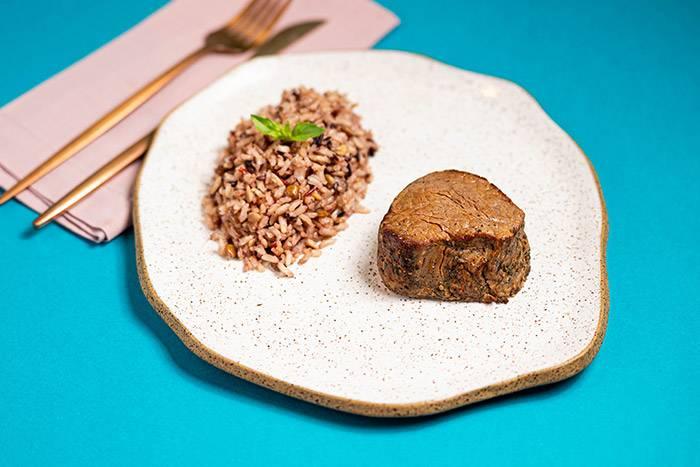 MEDALHÃO DE FILÉ COM ARROZ 7 GRÃOS - Nurit