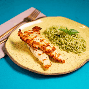 FILÉ DE FRANGO E ARROZ COM BRÓCOLIS - Imagem 1